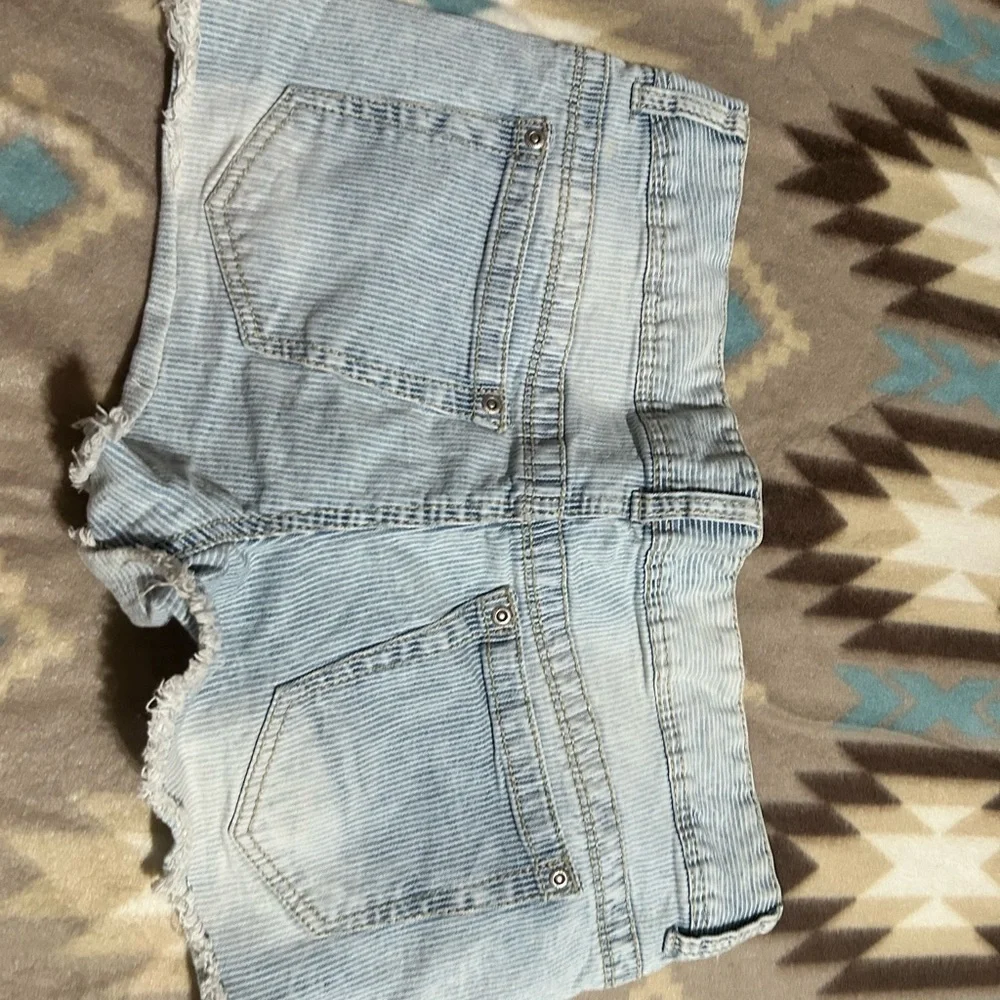 Light Blue Denim Shorts